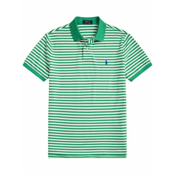 ラルフローレン メンズ ポロシャツ トップス Striped polo shirt Green｜asty