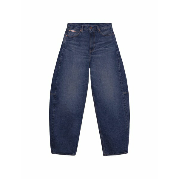 カルバンクライン レディース ジーンズズボン下 ボトムス Logo-plaque jeans Blue