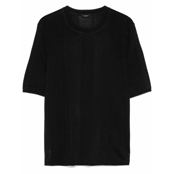 ジョセフ レディース ティーシャツ トップス Ribbed-knit t-shirt Blue Tシャツ・カットソー-トップス
