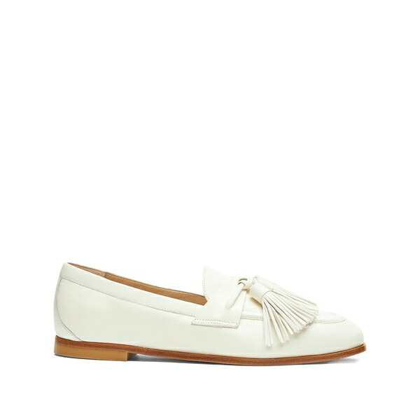 スチュアート ワイツマン レディース スリッポン・ローファー シューズ Tassel leather loafers Neutrals