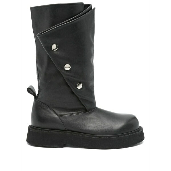 ヌメロ ヴェントゥーノ レディース ブーツ シューズ Leather boots Black