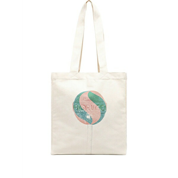 フィオルッチ レディース トートバッグ バッグ Lollipop print canvas tote bag White｜asty