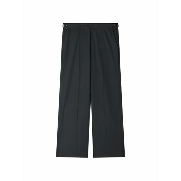 サンドロ メンズ カジュアルパンツ ボトムス Buckle loose fit trousers Grey