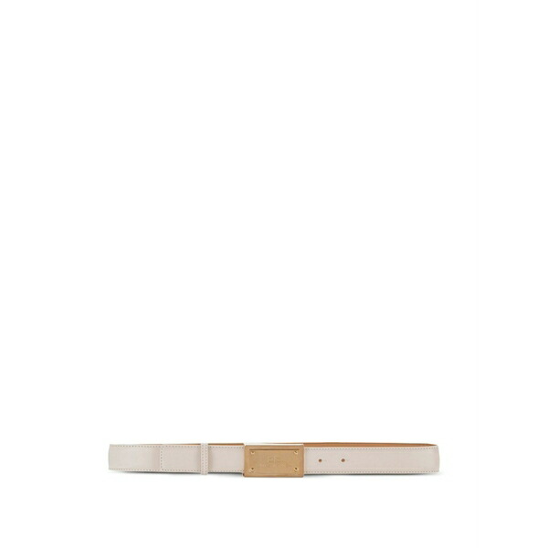 エリザベスフランキ レディース ベルト アクセサリー Embossed belt Neutrals｜asty