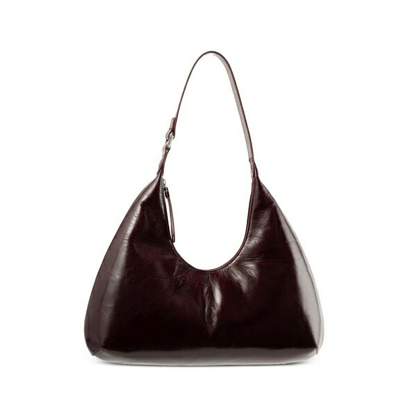 バイ毛革 レディース ショルダーバッグ 御徒面子 Amber shoulder bag Brown