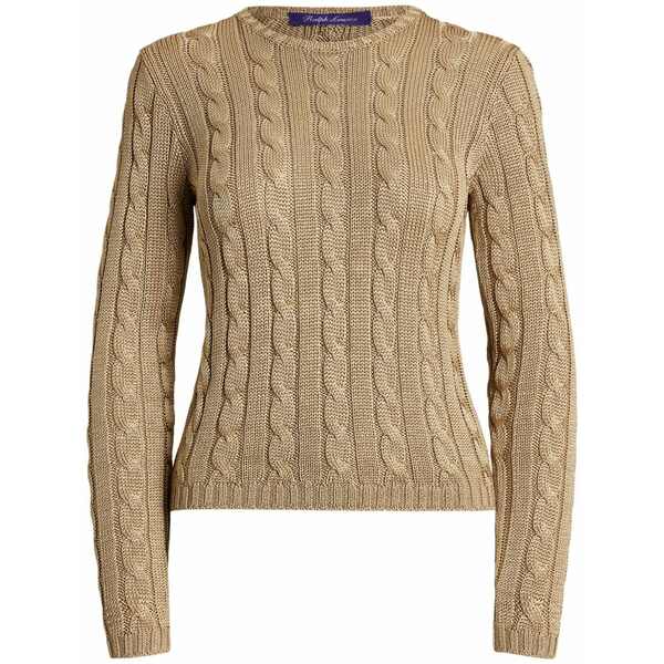 ラルフローレン レディース 編み物\u0026プルオーバー アウター Silk sweater Neutrals