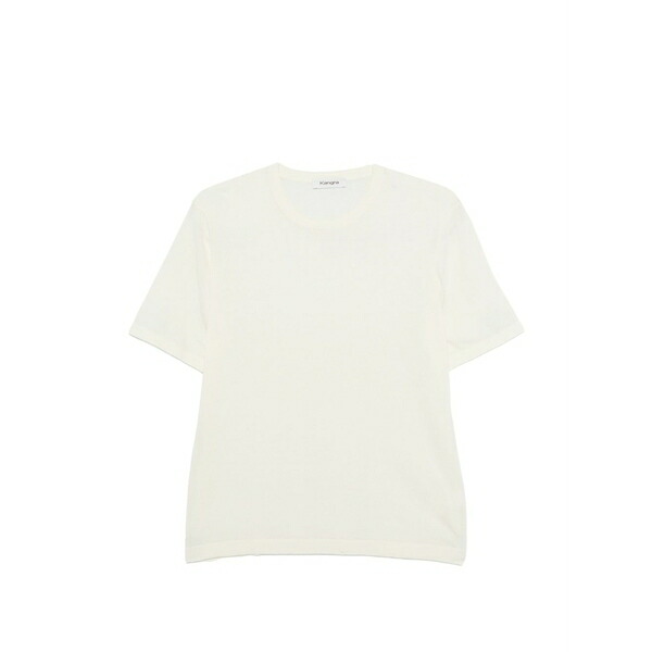 カングラ メンズ Tシャツ トップス Crew-neck t-shirt Neutrals|asty
