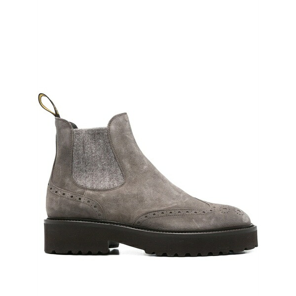 ドンカルズ レディース ブーツ シューズ Brogue-detail chelsea boots Grey