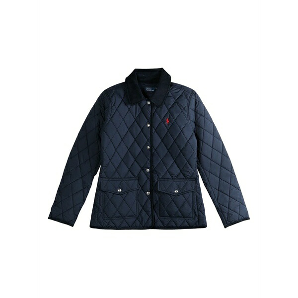 ラルフローレン レディース 上衣＆上衣 アウター Diamond-quilted pocket jacket Blue