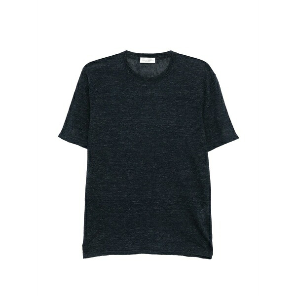ロベルトコリーナ メンズ プルオーバー トップス Round-neck short-sleeve t-shirt Blue