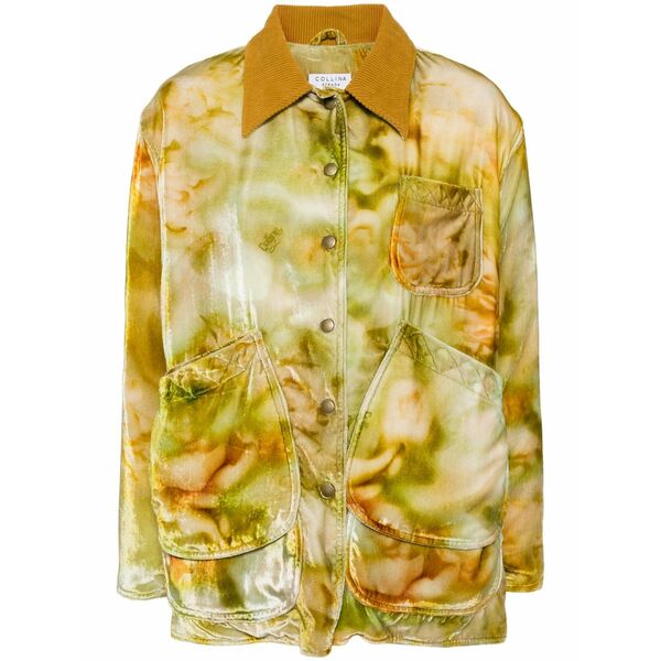 コリーナ ストラーダ レディース 上衣＆上衣 アウター Molten floral jacket Gold