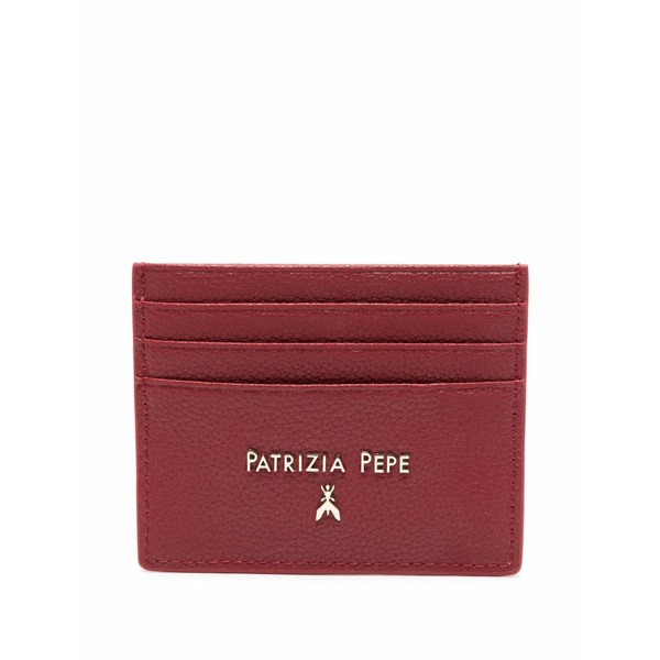 パトリツィア ペペ レディース 紙入れ 付属品 Leather cardholder Red