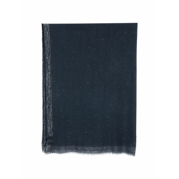 ファリエロ サルティ レディース えり巻き・袈裟・えり巻き 付属品 Glitter-effect frayed scarf Blue