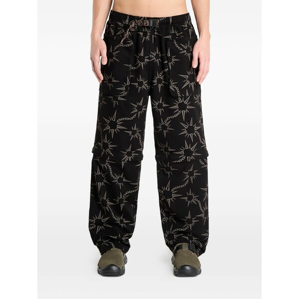 ブレインデッド メンズ 心地好いズボン下 ボトムス Convertible razor trousers Black