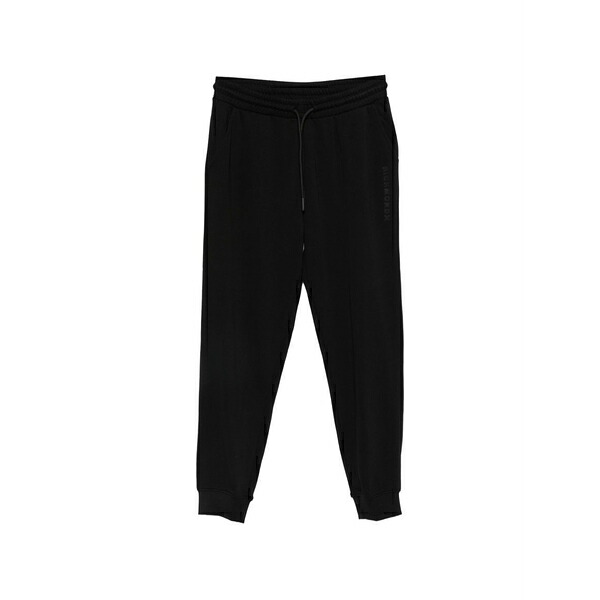 ジョン バージニアの州都 メンズ 心地よいズボン下 ボトムス Logo-print track pants Black