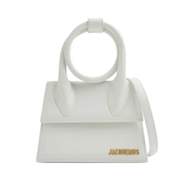 ジャクエムス レディース トートバッグ バッグ Le chiquito noeud bag White