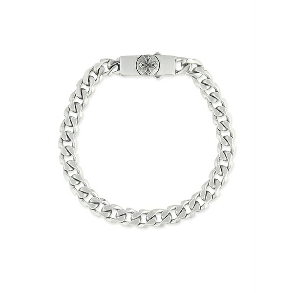 エマニュエレ ビコッキ メンズ ブレスレット・バングル・アンクレット 添え物 Edge logo bracelet Silver