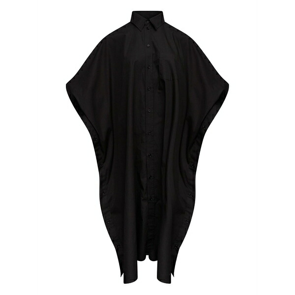 マルタンマルジェラ レディース ワンピース トップス Buttoned midi dress Black|asty