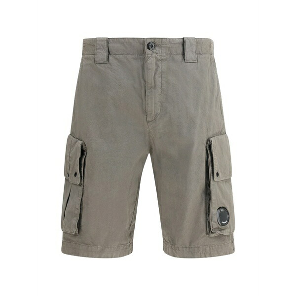 シーピーカンパニー メンズ 心地好いズボン下 ボトムス Gabardine cargo shorts Grey