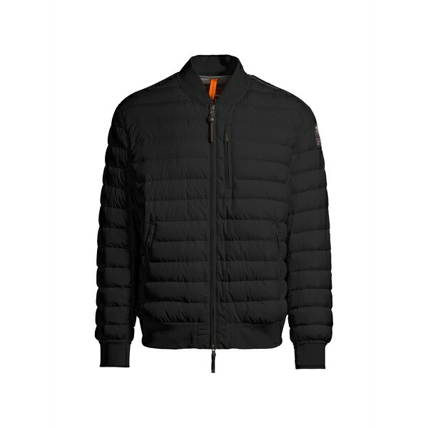 パラジャンパーズ メンズ ジャケット&ブルゾン アウター Breving quilted zip-up jacket Black|asty
