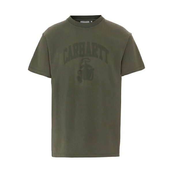 カーハート メンズ Tシャツ トップス Faded pond corps t-shirt Green|asty