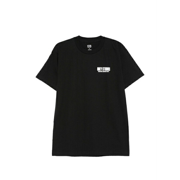 オベイ メンズ プルオーバー トップス Graphic t-shirt Black