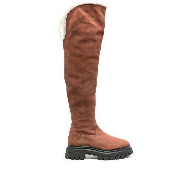 スチュアート ワイツマン レディース ブーツ シューズ Bedford suede thigh-high boots Brown