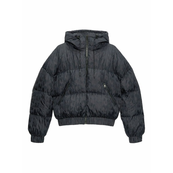 エムエスジイエム レディース ジャケット＆ブルゾン アウター Hooded puffer jacket Black｜asty