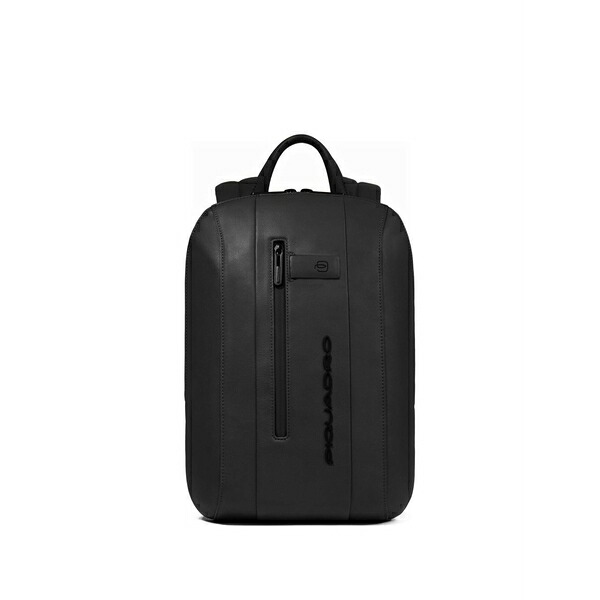 ピークアドロ  メンズ うしろ側容器に並べる・背嚢 御徒面子 Top-handle leather backpack Black