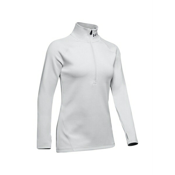 アンダーアーマー レディース プルオーバー トップス Half-zip top Grey