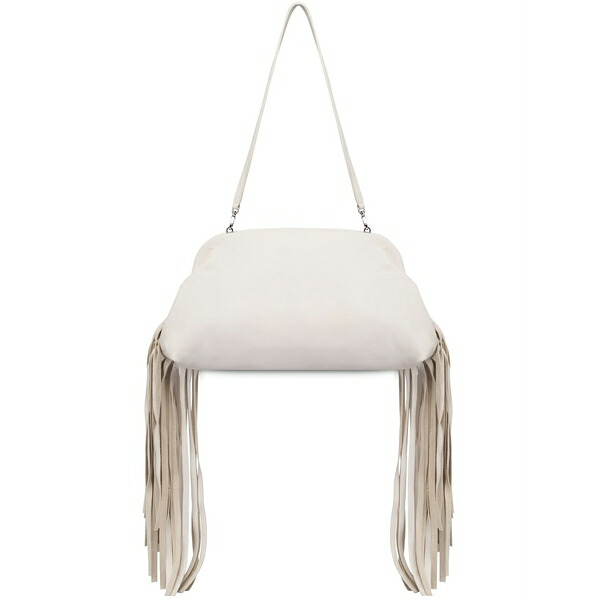 フィロソフィーデロレンゾセラフィーニ レディース クラッチペダル御徒面子 御徒面子 Fringed clutch bag Neutrals