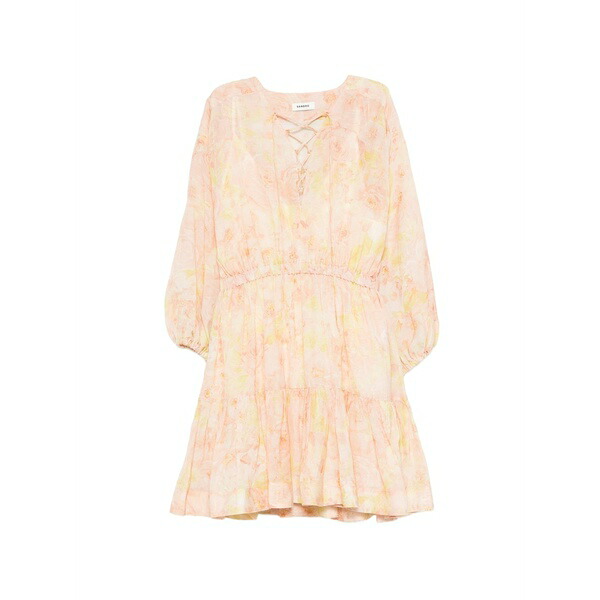 サンドロ レディース ワンピース トップス Provenza floral mini dress Pink｜asty