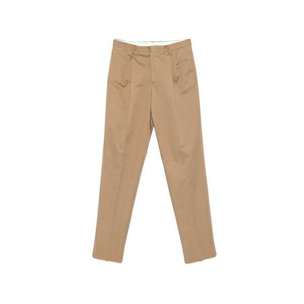 ラルディーニ メンズ 心地好いズボン下 ボトムス Patimur pleated trousers Neutrals