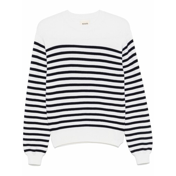 紙凧 レディース 編み物\u0026スウェーター アウター Striped sweater Neutrals