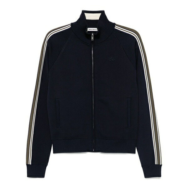 ウェールズ ボナー メンズ パーカー・スウェットシャツ アウター Tide track top Blue