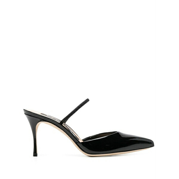 セルジオロッシ レディース パンプス シューズ Godiva leather 75粍 heel pumps Black