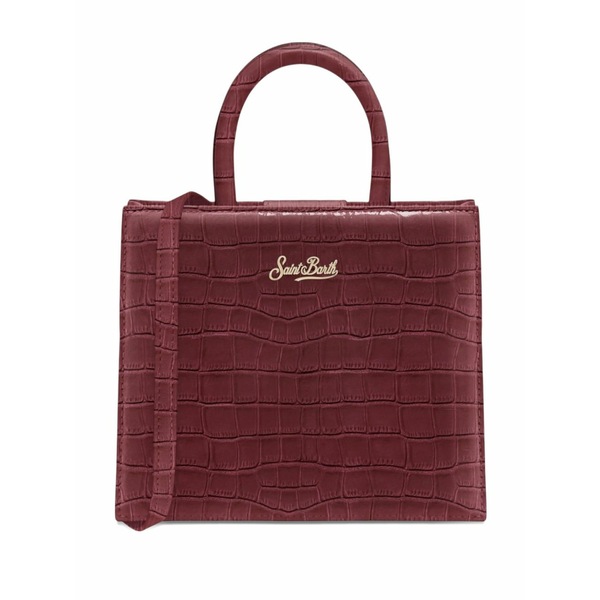 エムシーツーセイントバース レディース トートバッグ バッグ Leather tote bag Red|asty