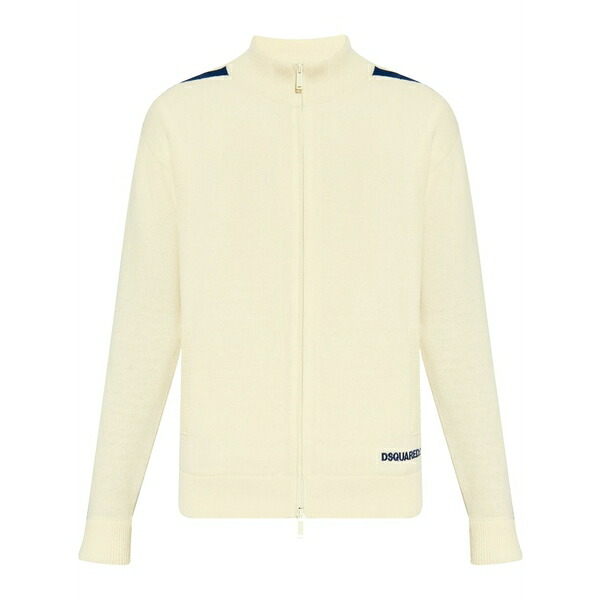 ディースクエアード メンズ パーカー・スウェットシャツ アウター Zip-up sweatshirt Neutrals
