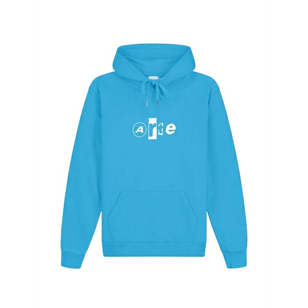 アルテ アントワープ メンズ パーカー・スウェットシャツ アウター Graphic hoodie Blue|asty