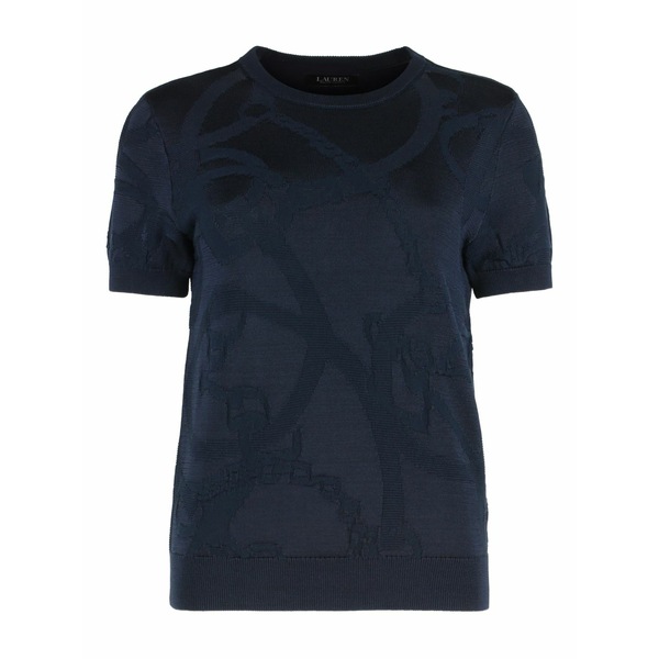 ラルフローレン レディース ティーシャツ トップス Round-neck short-sleeve t-shirt Blue トップス-Tシャツ・カットソー