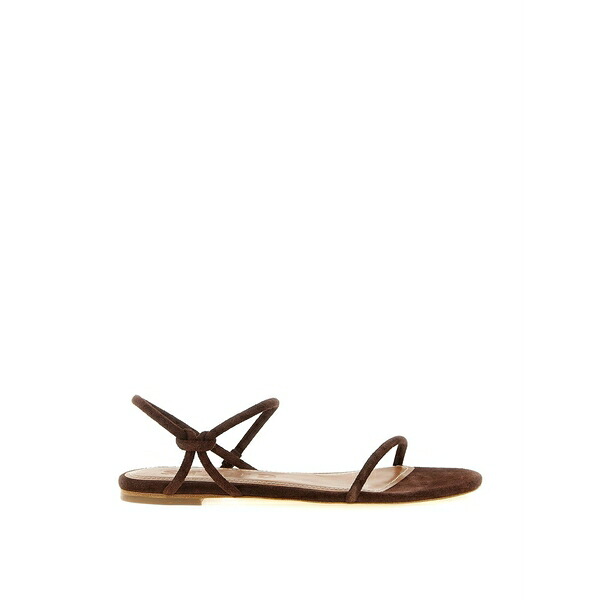 ステゥド レディース サンダル シューズ Tubular straps sandals Brown