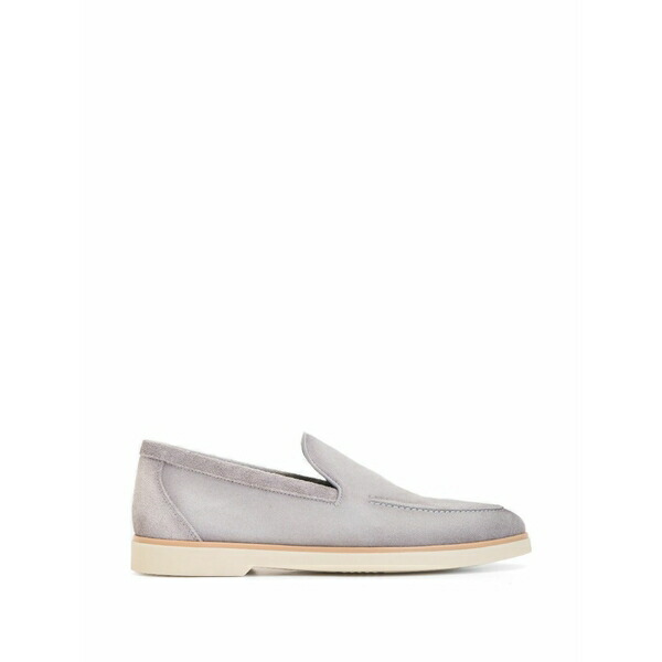 マグナーニ メンズ スリッポン・ローファー シューズ Suede loafers Grey