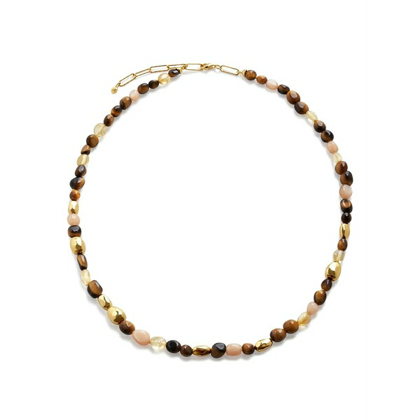 モニカヴィナダー レディース ネックレス・チョーカー・ペンダントトップ アクセサリー Rio beaded tiger eye necklace Gold｜asty