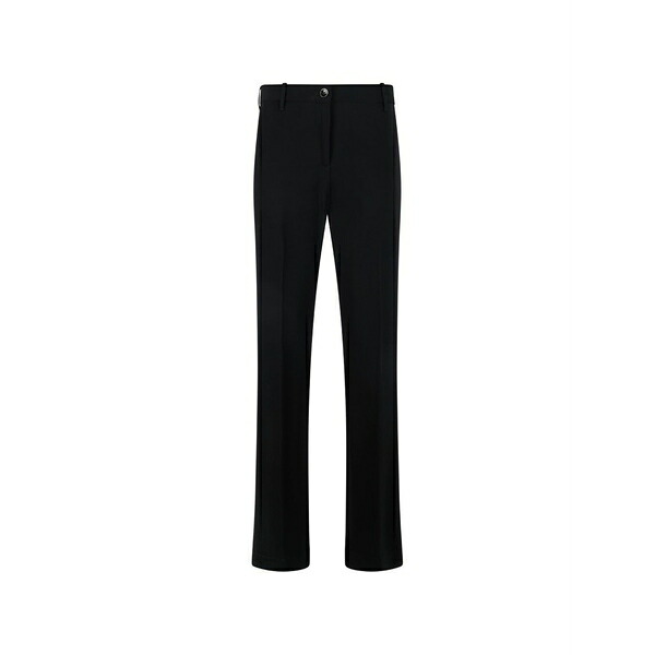 ナイン イン ザ モーニング レディース カジュアルパンツ ボトムス Belt-loops trousers Black｜asty