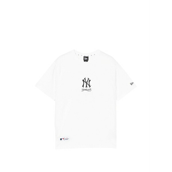 ニューエラ メンズ Tシャツ トップス Crew neck t-shirt White|asty