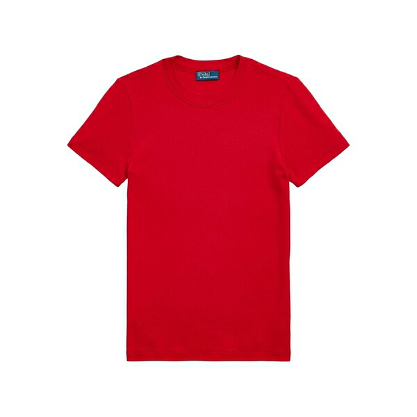ラルフローレン レディース Tシャツ トップス Crew-neck t-shirt Red|asty