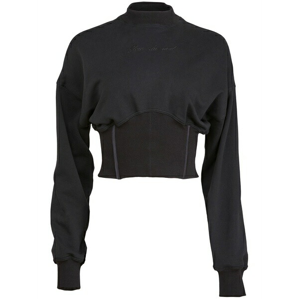 フレーデュマール レディース プルオーバー トップス Corset sweater Black