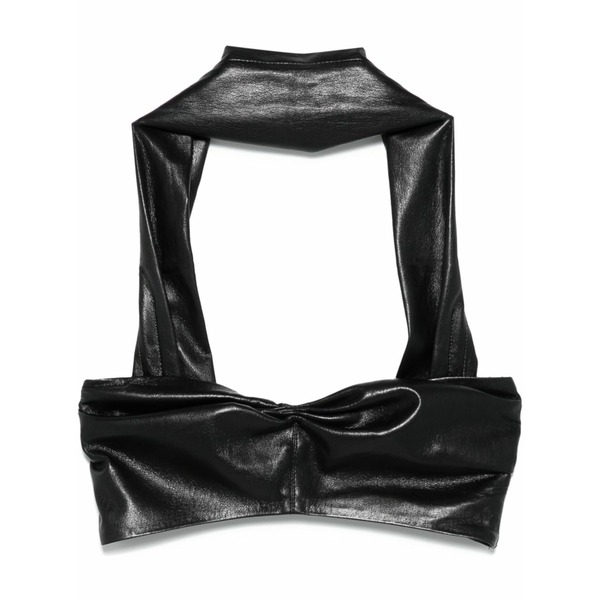 ナヌーシュカ レディース カットソー トップス Sleeveless top Black|asty