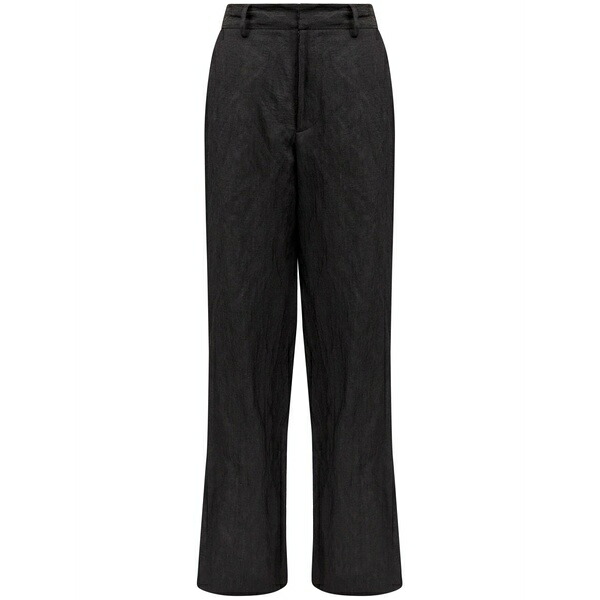 マルタンマルジェラ レディース カジュアルパンツ ボトムス Single-stitch logo flared trousers Black｜asty
