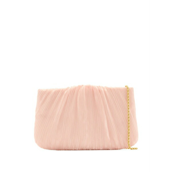 ロフラー 幽客ダル レディース クラッチペダル御徒面子 御徒面子 Brit pleated clutch bag Pink